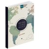 FRUITPRINTS Reisetagebuch, Notizbuch zum Aufschreiben von Erlebnissen auf Reisen