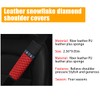 AICEL 2 Pcs Auto Seat Belt Cover, Sparkling Rhinestone Shoulder