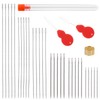34 Pcs Hand Sewing Needles Set Long Sewing Needles Big