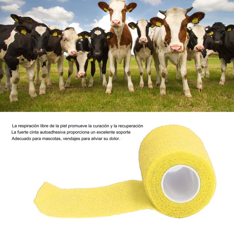 Yctze Vendaje Autoadhesivo, 12 Piezas Vendaje de Látex Elástico Autoadhesivo