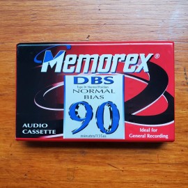 Memorex NEW Sealed Memorex 90 min. DBS Type I Normal Bias Blank Cassette Tapes