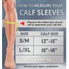 NEWZILL Compression Calf Sleeves (20-30mmHg) for Men & Women -
