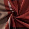 Erwin Müller Additional Cushion Cover, Maco Satin Checked Red/Brown, Size