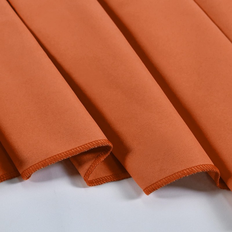 OYRING Energy Efficient Rod Pocket Curtain Valance Blackout valances for