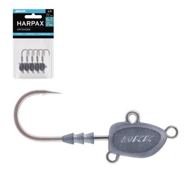 BKK Harpax Offshore Jig Head Hooks 0.9-4oz Bright Tin Plated Needle Point (Pack of 2)