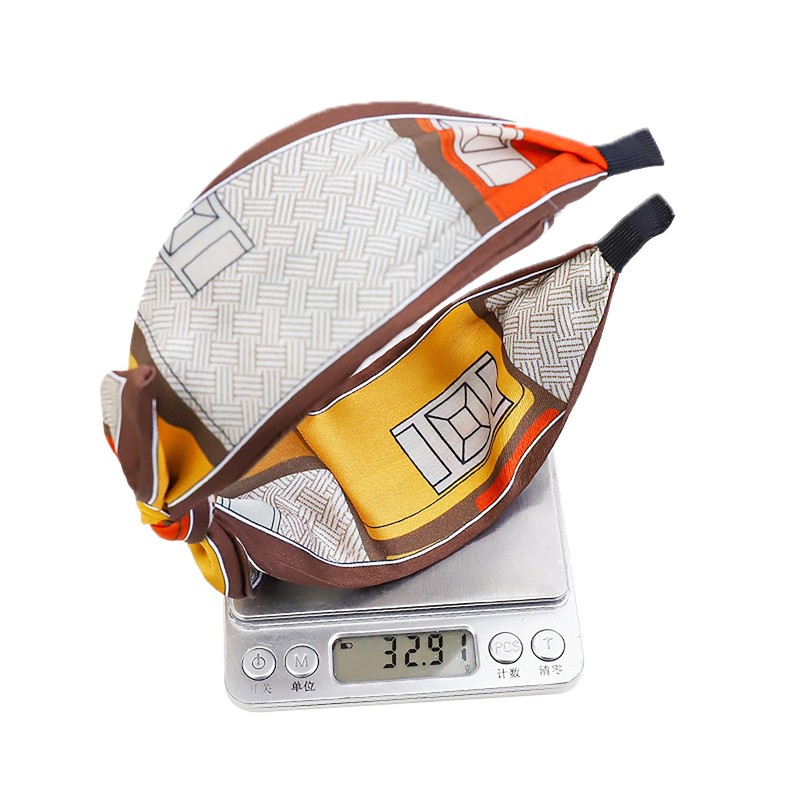 XXFBJNMD Women Sweet Bow Headbands Fashionable Print Knot Headbands Nonslip