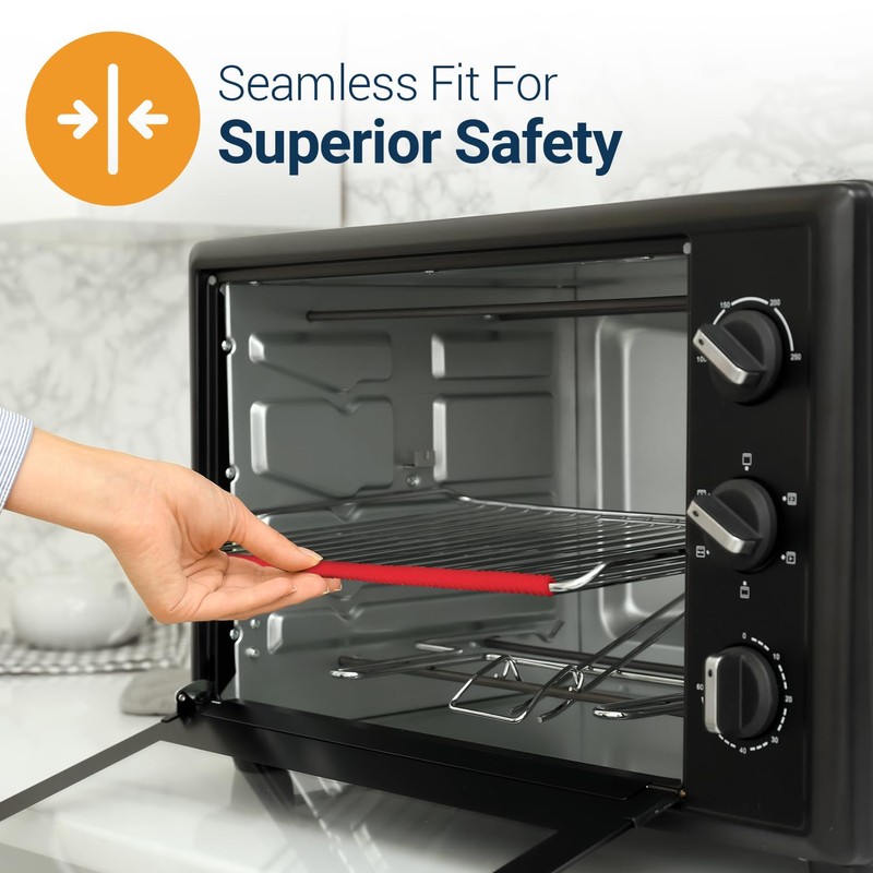 Silicone Oven Rack Shields by Linda’s Essentials (2 Pack) |