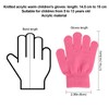 QKURT 6 Pairs of Magic Stretch Gloves, Full Finger Children's
