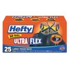 Hefty E80627 30 Gallon Large Ultra Flex Drawstring Multipurpose Bags