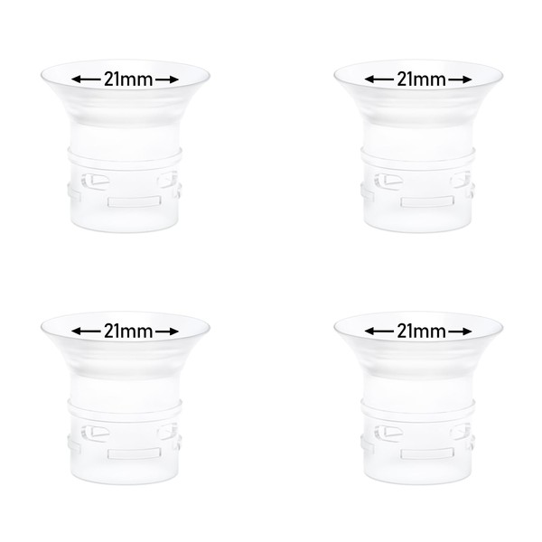 4pcs Flange Insert 21mm Compatible with eufy S1 Pro/S1/E10/E20 Wearable
