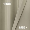 BONZER Outdoor Curtains for Patio Waterproof Thick Privacy Grommet Sunlight