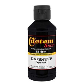 Custom Shop KSE757-QP Triple Black - - EZ Flow Striping Lettering Enamel