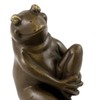 Vienna Bronze Sculpture - Funny Animal Character - Sitting Frog