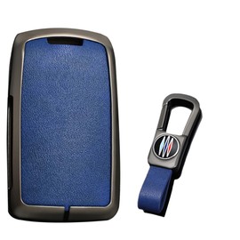 KUNIO Car Key Case Suitable for Mazda 3 CX30 CX-30 MX-30 CX5 CX-5 MX5 CX3 2019-2023 Protective Metal Key Cover Key Case Key Case Key Fob 3 Buttons, B Blue, 3 Tasten