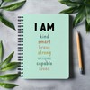bitCNY I AM Spiral Notebook,Inspiring Words Affirmation Journal Notebook, Positive
