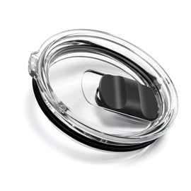 20 oz Tumbler Lid, Replacement Lids Compatible for YETI 20 oz Tumbler, 10/24 oz Mug and 10 oz Lowball, Travel Spill Proof Cup Lids Covers with Magnetic Slider Switch, BPA Free