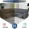 PureFit 7-Pieces Sectional Sofa Covers, Extra Large Sectional Recliner Couch