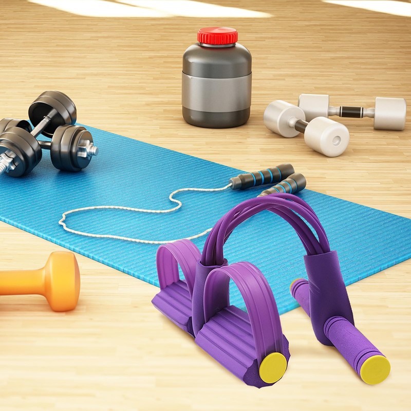 Multifunction Tension Rope, 6 Tube Foot Pedal Resistance Bands with