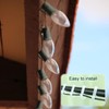 Qancekoo 50 PCS Gutter Hooks, Mini Plastic Christmas Light Clips