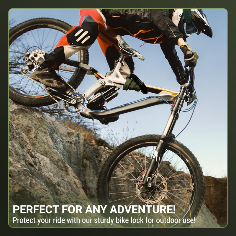 Looxmeer Bike Lock, Olive Green