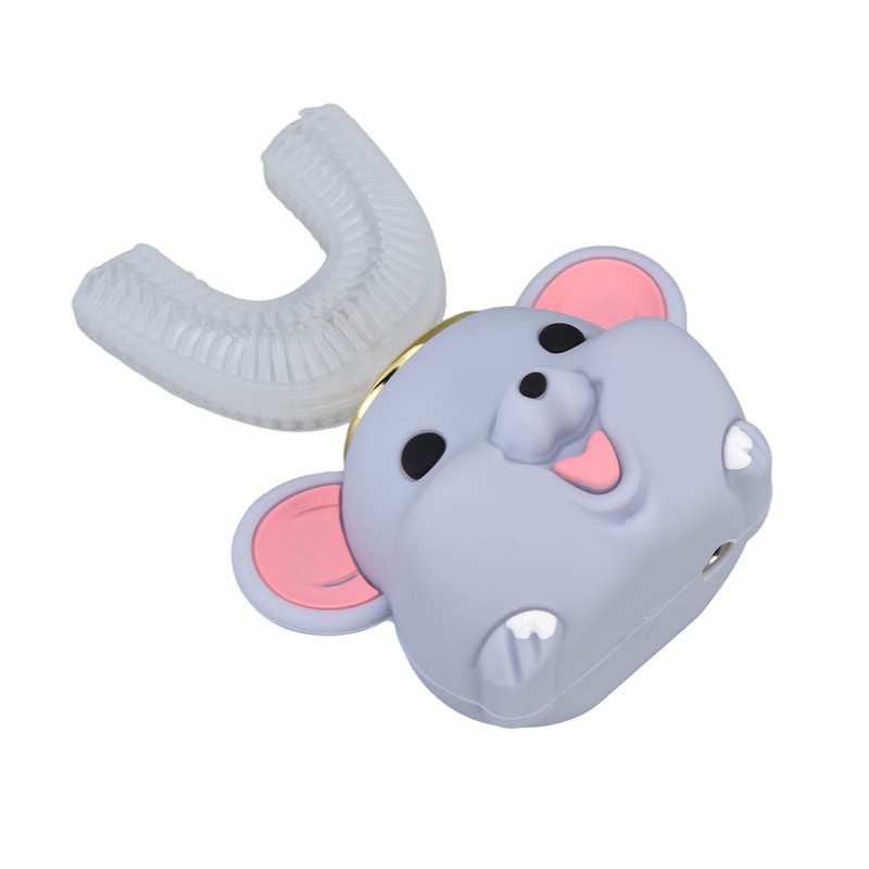 Mouth Electric Toothbrush U Shaped Toothbrush USB Charging Cartoon Silicone