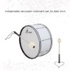 Bass Drum Mallet, Durable Wool Felt Head Metal Drumstick Mallet