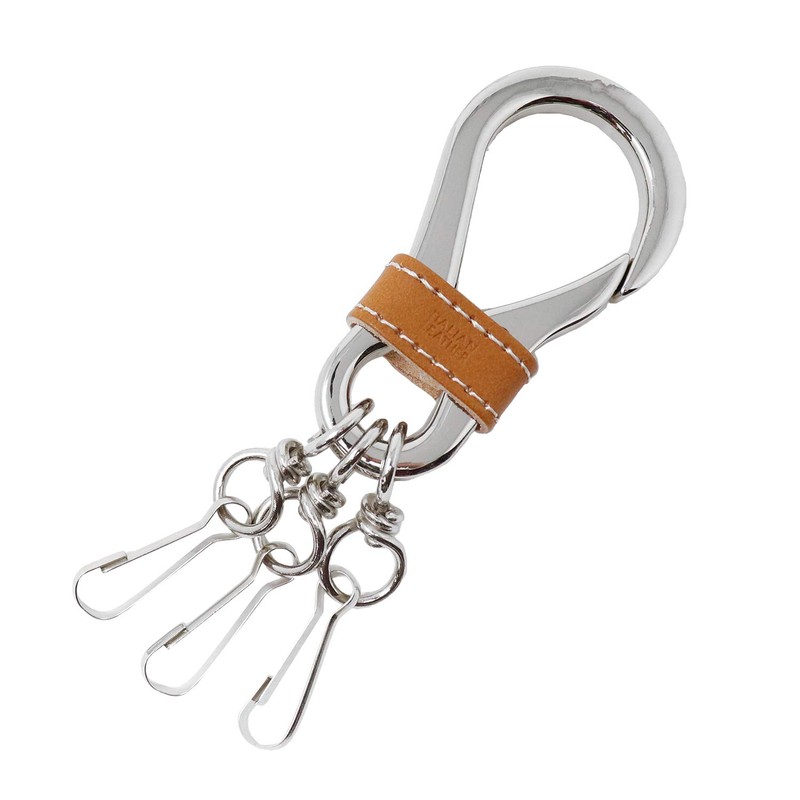H.N.Z kil-004 Italian Leather Genuine Leather Carabiner Hook Key Chain,