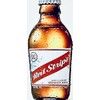 Red Stripe Beer Bottle Shape Tin Tacker Sign - 24"