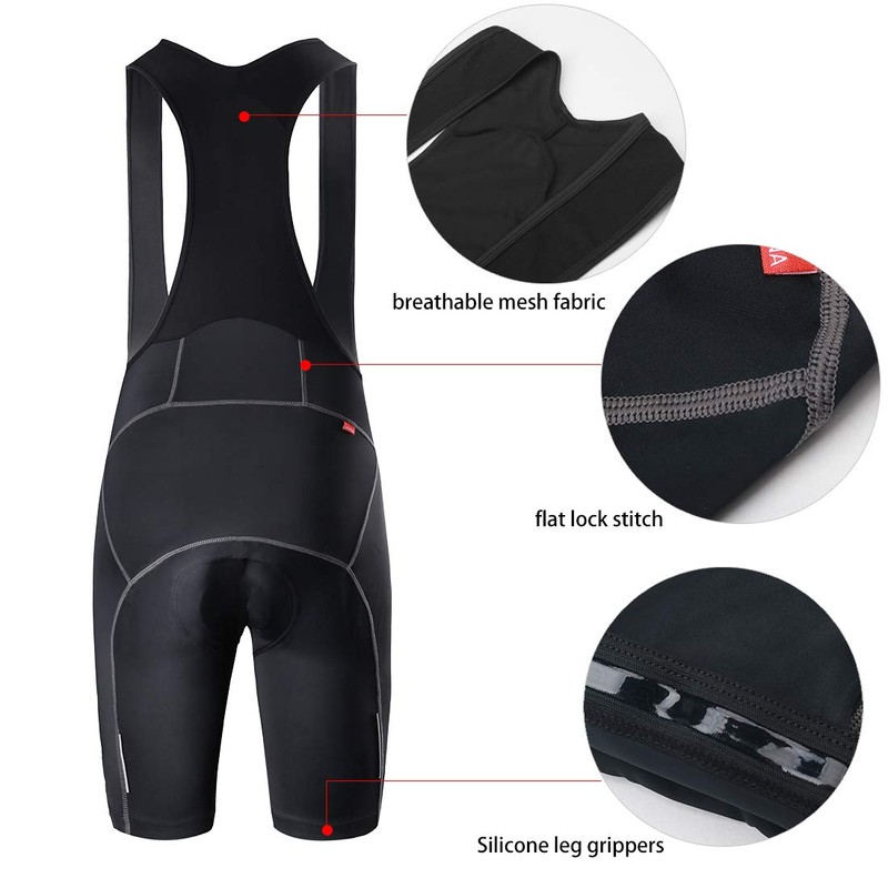 CATENA Pantalones cortos de ciclismo para hombre, 3D, acolchados, transpirables,