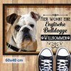 PR Print Royal Doormat Pets with Dog Picture English Bulldog