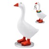 Desk Goose 7 inch - Desktop Goose Statue w/Base -