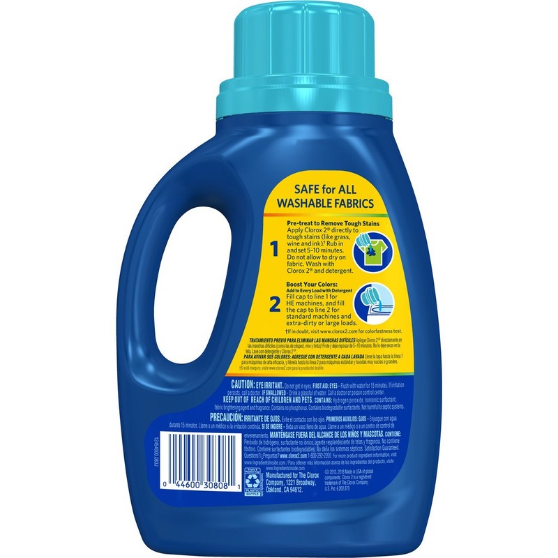 Clorox 2 Laundry Stain Remover and Color Booster, Clean Linen,