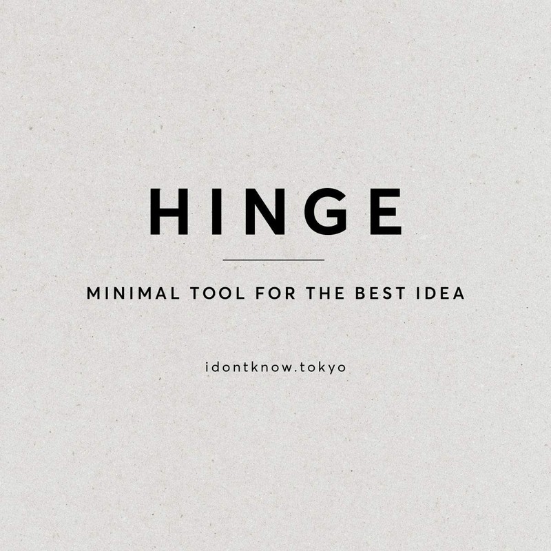 HINGE (White)