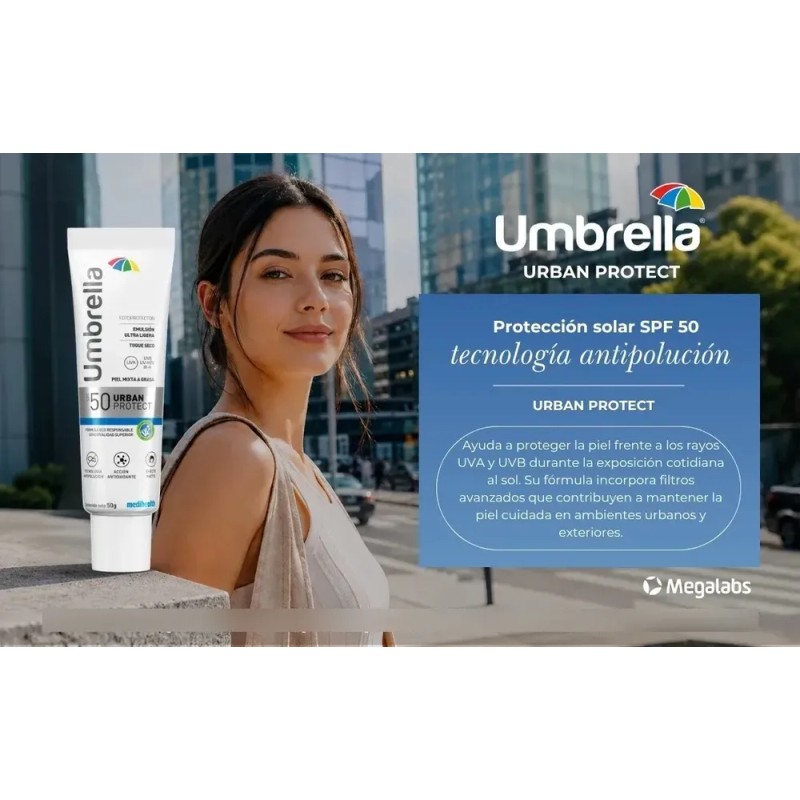 Umbrella Urban Protect Spf-50 | Piel Mixta A Grasa |