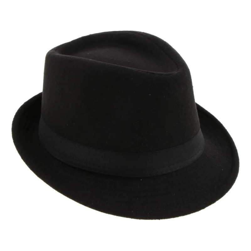 Sombrero. Sombrero Fedora De Fieltro De Lana.