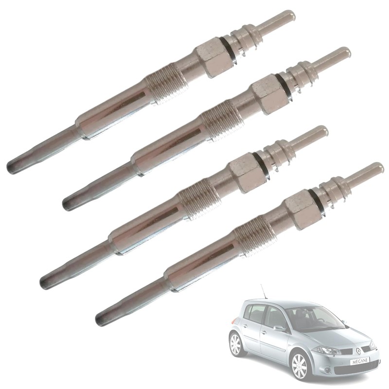 Twowinds - Glow Plugs 0250202022 Compatible with Renault Clio 3,