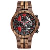 XIRUVE Wooden Quartz Watch for Men Date Chronograph with Gift