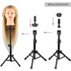 Mini Wig Tripod Stand – Adjustable Foldable Mannequin Head Holder