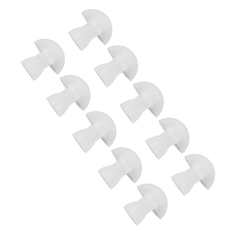 30pcs Hearing Amplifiers Eartips Soft Silicone White Accessories Replacement Earbud