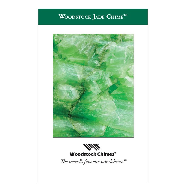 Woodstock Chimes Signature Collection, Woodstock Jade Chime, 22'' Decor Designs