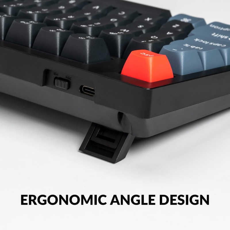 Keychron V5 Wired Custom Mechanical Keyboard Knob Version, 96% Layout