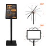 JUNJIAO Sign Stand 11 x 17 Inch Heavy Duty Sign
