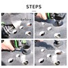 BTBLBITS Diamond Core Drill Bits Set 9pcs (6/6/8/10/20/25/35mm Tile Diamond