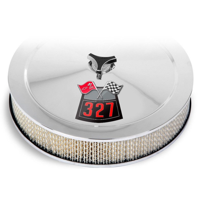 247Skins Vinyl Decal Compatible with Chevy Air Cleaner Filter -