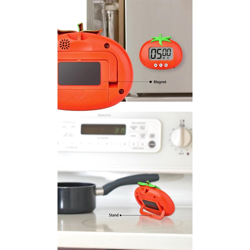 WEUPTOK Digital Kitchen Timers, Large LED Display Magnetic Countdown Timer