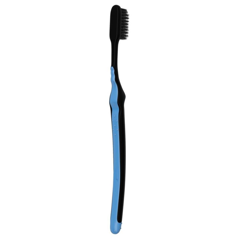 Colgate SlimSoft Floss-Tip Black Manual Toothbrush, 0.09 Fl oz