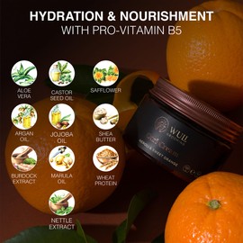 Wuli Grooming Curl Cream for Curly & Wavy Hair - Hydrating Hair Cream Hair Anti frizz - curly Hair Styling Cream - Curly Hair Products for Women & Men - Vegan & Cruelty Free - 120g