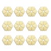 QUARKZMAN 12Pcs Placca Posteriore Pomello Mobiletto, 1.77 Pollice Forma Esagono