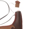Alipis Spanish Leather Wine Bota, Large Canteen Flask Pouch Water