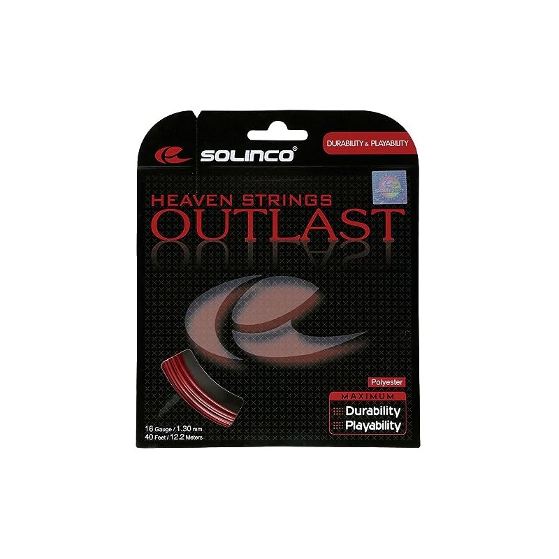 Solinco Outlast String Set - Red, 1.2 mm